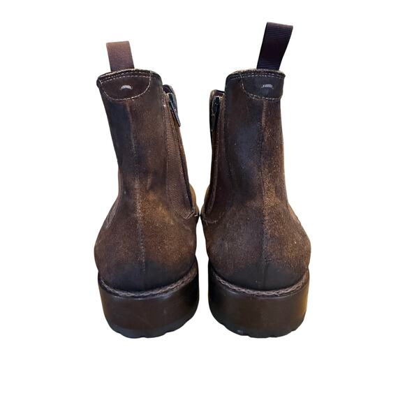 Mezlan Berne Chelsea Zip Boots Men’s Sz 9 Brown Distressed Leather Made in Spain main image 7